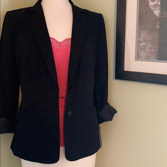 👚NWT Black Tommy Hilfiger Classy Blazer - Picture 6 of 16